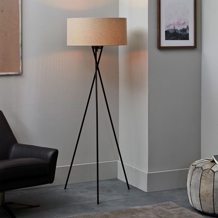Mid-Century Tripod Floor Lamp | West Elm