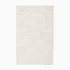 Open Box: Textured Shapes Rug, 5'x8' - Alabaster