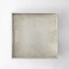 Open Box: Lacquer Wood Tray, Square - Silver