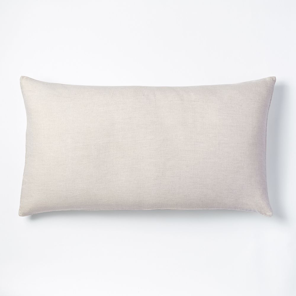 European Flax Linen King Shams - Natural Flax
