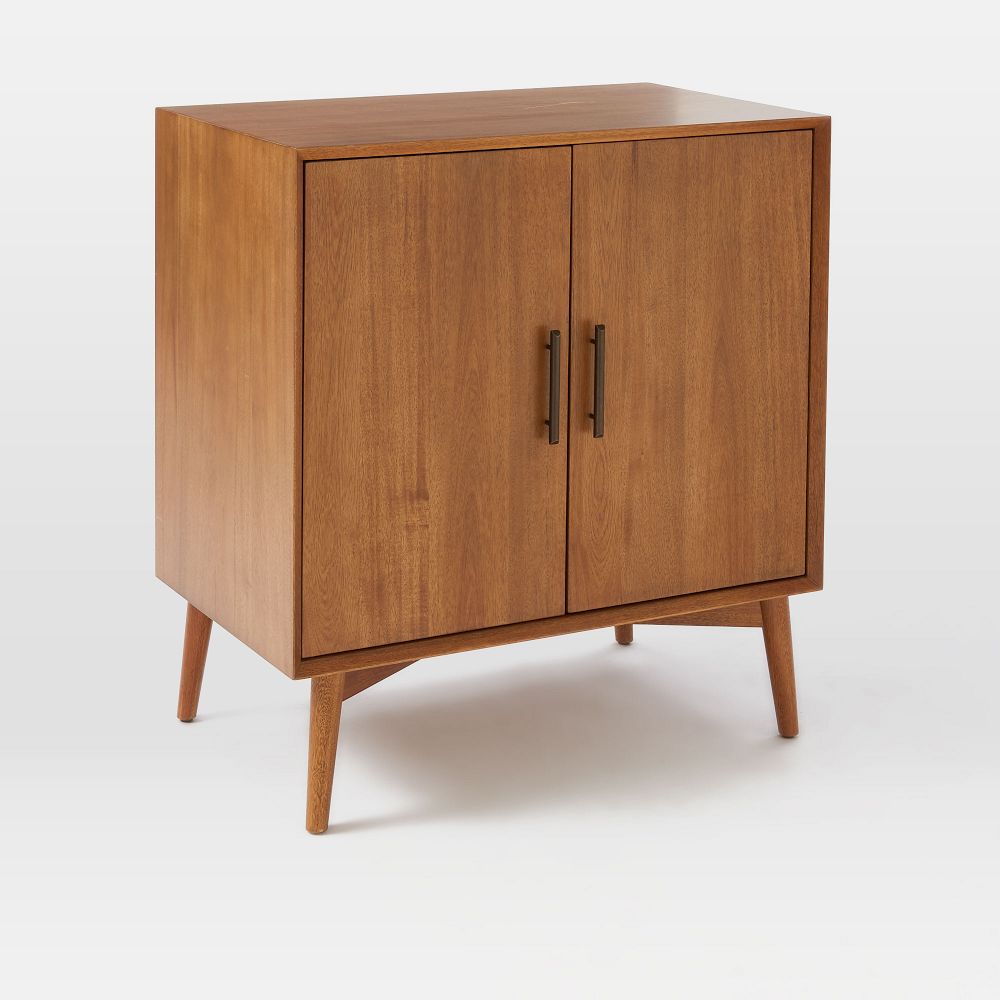 Mid-Century Bar Cabinet (32") - Acorn