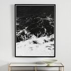 Obsidian Sea Framed Wall Art by Minted for West Elm