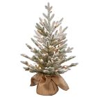 Pre-Lit Faux Snowy Cambridge Tree - 2.5'