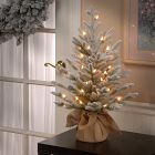 Pre-Lit Faux Snowy Cambridge Tree - 2.5'
