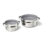 Caraway Stainless Steel Steamer Duo