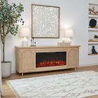 Dahlia Electric Fireplace TV Stand (76")