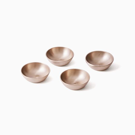Fleck Luxe Kansa Dip Bowls (Set of 4) by West Elm