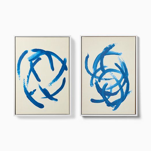 Blue Flashes Wall Art by West Elm