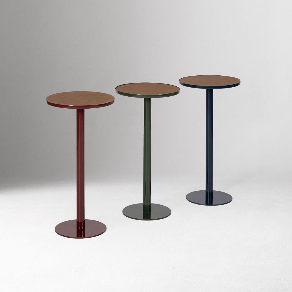 Avenor Leather Drink Table (20") by West Elm