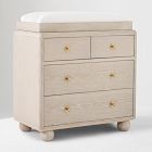 Joseph Altuzarra Sphere Foot 4-Drawer Wide Dresser with Removable Topper (36")