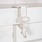 Mantel Garland &amp; Christmas Stocking Holder (Set of 2) - White