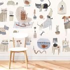 Mej Mej Pet House Peel &amp; Stick Wall Decals