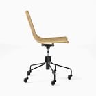 Slope Wicker Swivel Office Chair