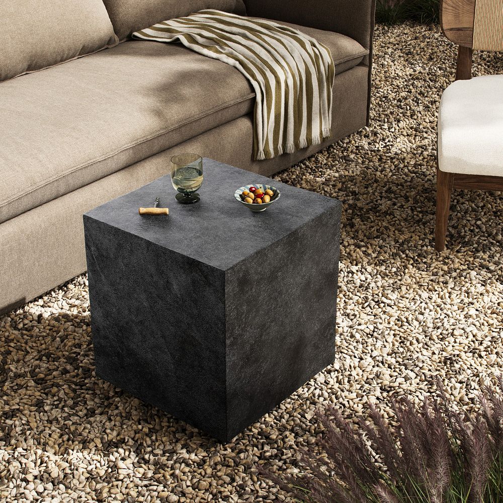 Hoshi Square Outdoor Side Table (18") by West Elm