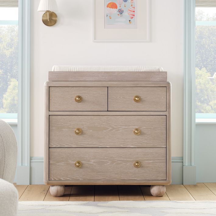 Joseph Altuzarra Sphere Foot 4-Drawer Changing Table | West Elm