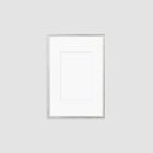 Simply Framed Oversized Gallery Frame &ndash; Antique Silver/Mat