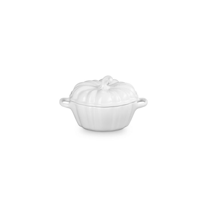 Le Creuset Mini Stoneware Pumpkin Cocotte | West Elm