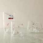Skier Mountain Glassware Collection