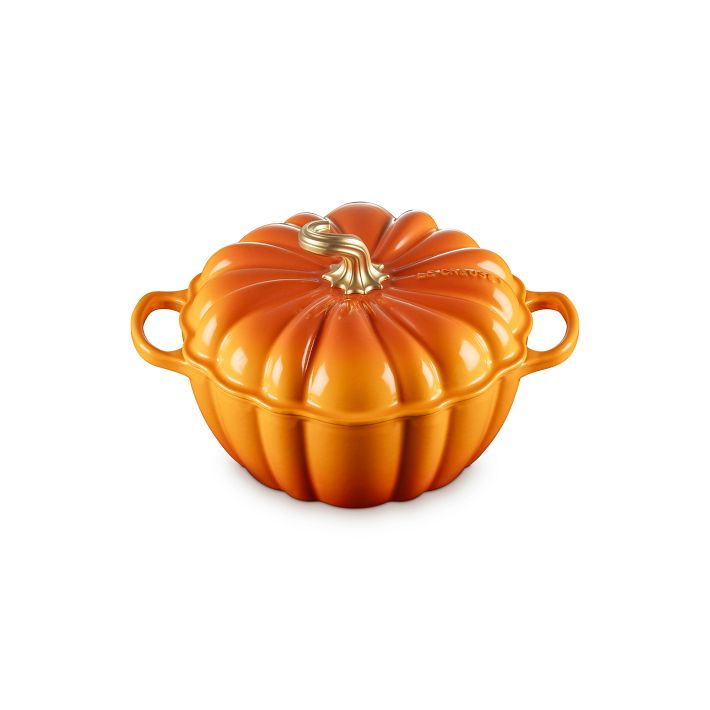 Le Creuset Pumpkin Cocotte, Cast Iron | West Elm