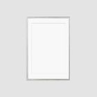 Simply Framed Oversized Gallery Frame &ndash; Antique Silver/Mat