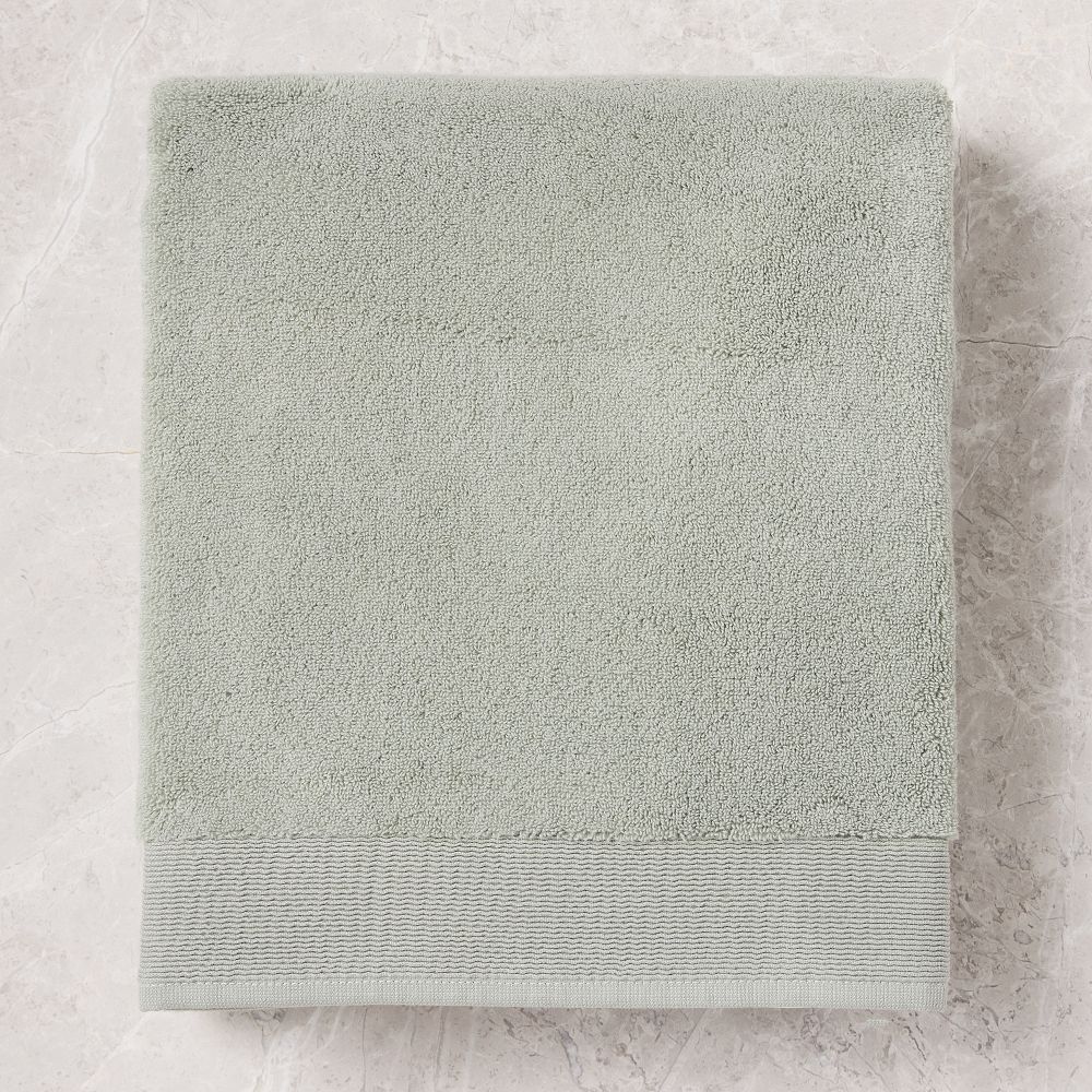 Plush Fibrosoft™ Towel Sets - Sage, Set of 6 - (6 Bath Towels)