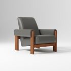 Open Box: Nils Leather Chair - Sierra Leather Fog