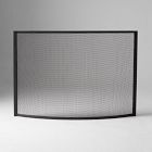 Open Box: Industrial Fireplace Screen, Extra Large (50"W x 35"H) - Black