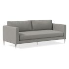 Open Box: Vail Boxed Arm Sofa (87"W) - Twill Silver, Brushed Graphite