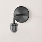 Open Box: Sculptural Glass Sconce, Sconce, Dark Bronze