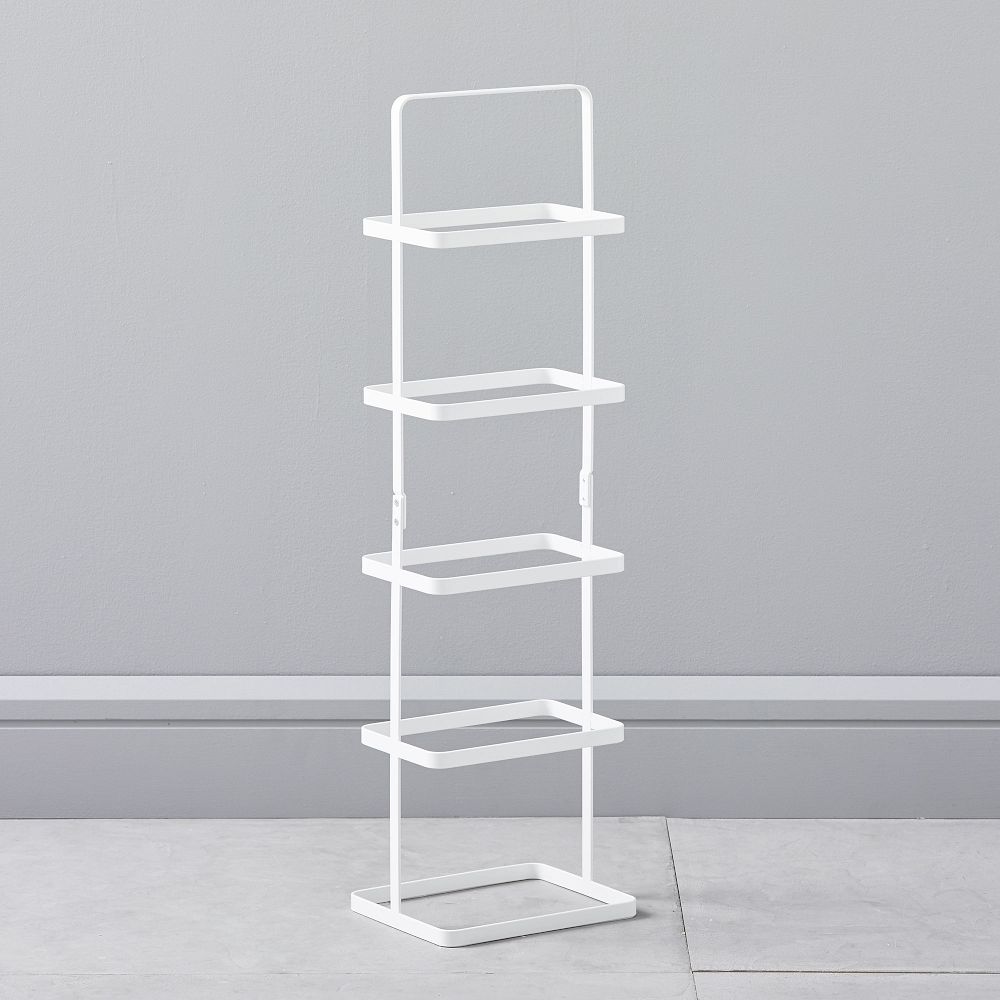 Yamazaki 5-Tiered Shoe Rack - White