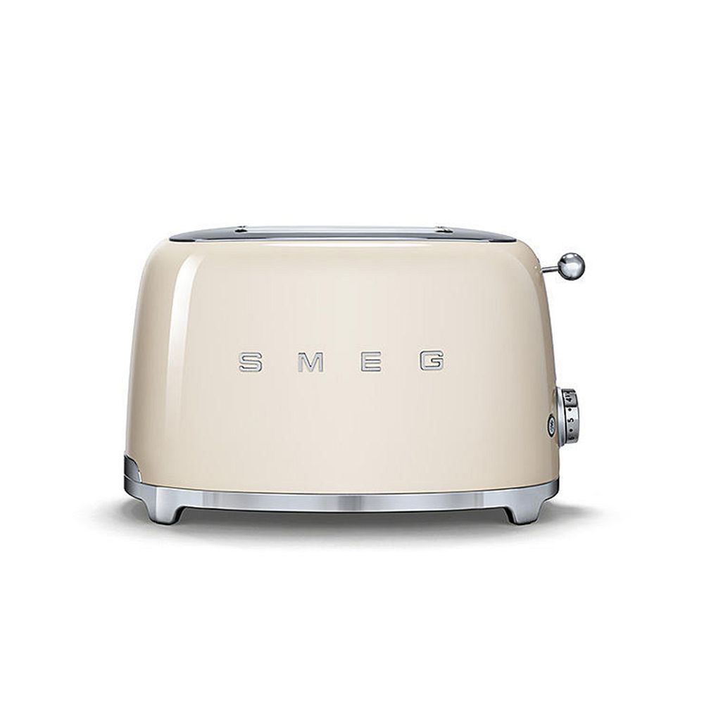 Smeg Toaster - 2 Slice - 2 Slice, Cream