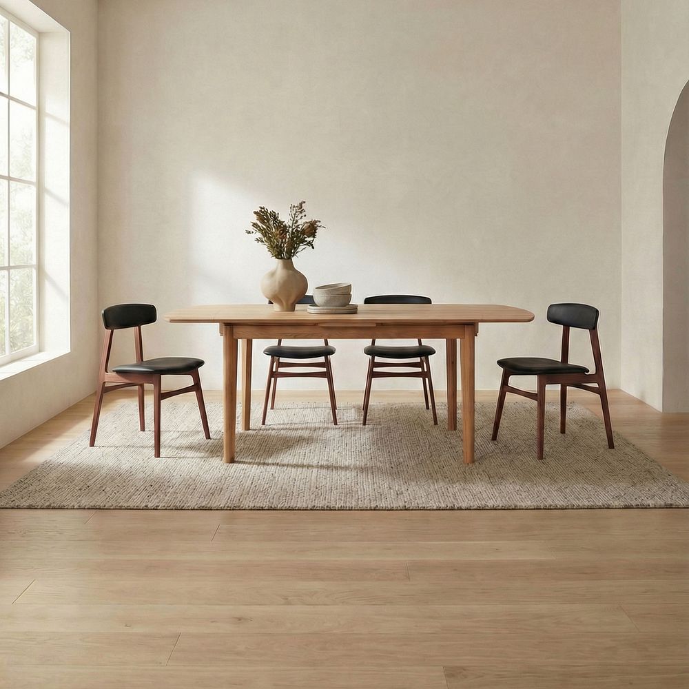 Siegel Extendable Rectangle Dining Table (59"–98")