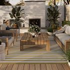 Shore Stripe Outdoor Performance Rug