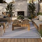 Shore Stripe Outdoor Performance Rug