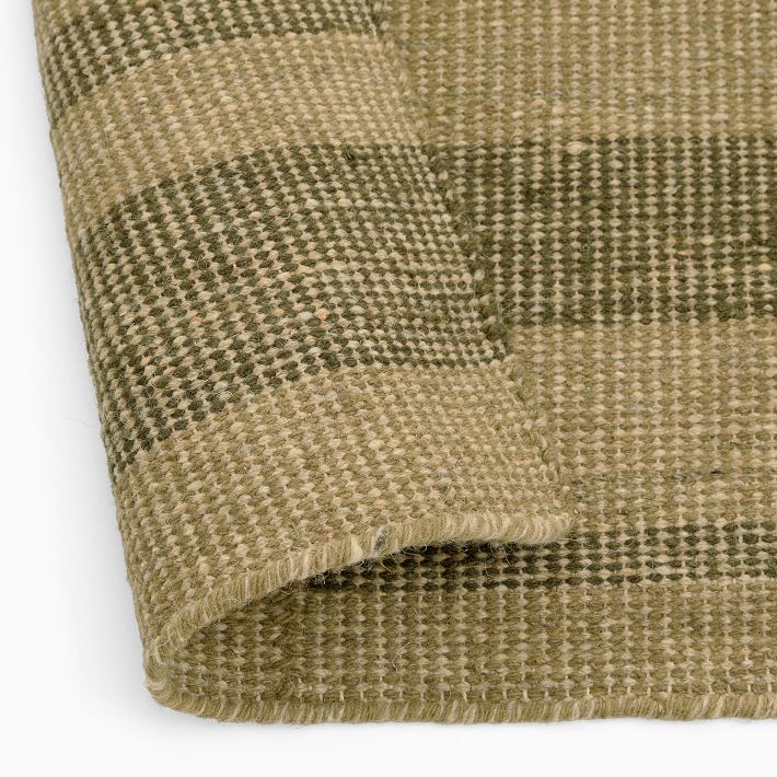 Melange Grid Flatweave Wool Rug | West Elm