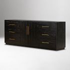 Alexa Burnished Pedestal Media Console (88")