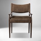 Carryn Leather Dining Arm Chair