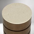 Corhaven Round 3-Drawer Nightstand (19")