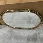 Open Box: Tubular Metal Wall Mirror (30" x 45") - Antique Brass