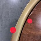 Open Box: Drum Storage Coffee Table (32") - Walnut and Antique Brass