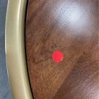 Open Box: Drum Storage Coffee Table (32") - Walnut and Antique Brass