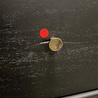 Open Box: Keira Solid Wood Narrow 7-Drawer Dresser (48") - Black