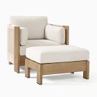 Porto Outdoor Lounge Chair &amp; Ottoman Set