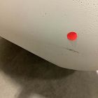 Open Box: Pebble Indoor/Outdoor Oval Coffee Table (36") - Gray