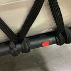 Open Box: Vieste Outdoor Lounge Chair - Black, Crosshatch Weave Alabaster