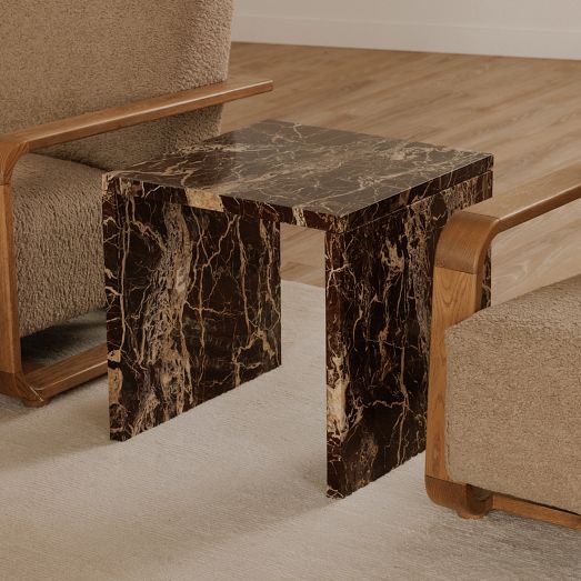 Kallai Marble Side Table (20") by West Elm