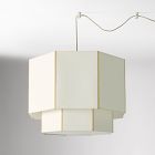 Emma Chamberlain Faceted Plug-In Pendant (22.5")