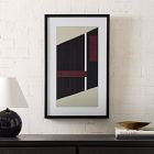 Angular Bauhaus Framed Poster