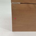 Open Box: Two-Tone Wood Jewelry Box, Double Drawer (7" x 7")