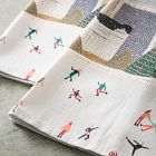 Nicole Cicak Holiday Ice Skaters Tea Towels (Set of 2)